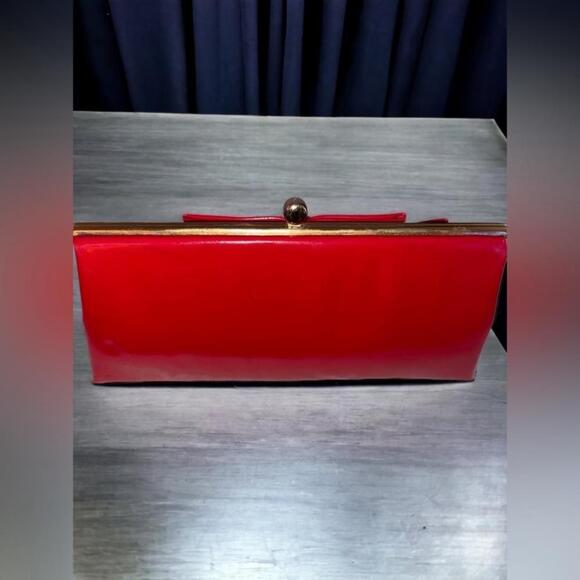 VINTAGE 1950 RED HANDBAG made in the USA! - Picture 5 of 8